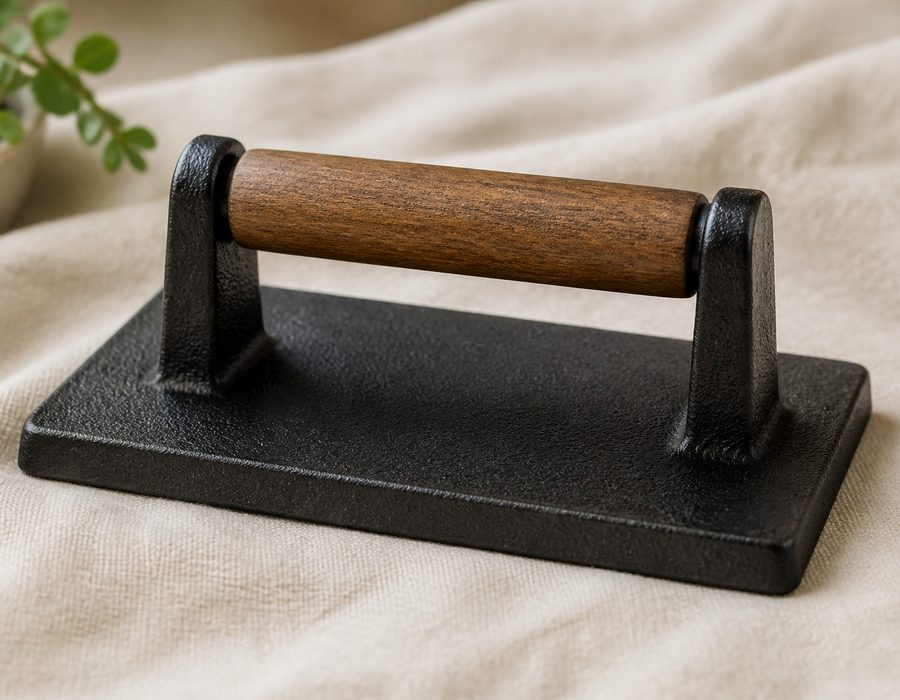 Cast Iron Grill Press
